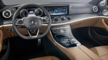 2017 Mercedes-Benz E-class gains smartphone-like steering-wheel touchpads, stardust tail lights