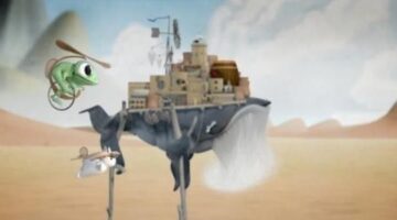 Flewn is a gorgeous interactive story about an old stilt-walking whale, three years in the making