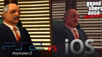 GTA: Libert City Stories PS2 vs iOS Graphics Comparison