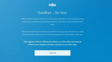 RIP Rdio