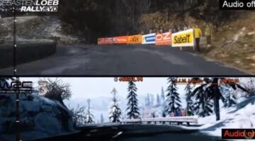 WRC 3 vs Sebastien Loeb Rally Evo comparison at Monte Carlo