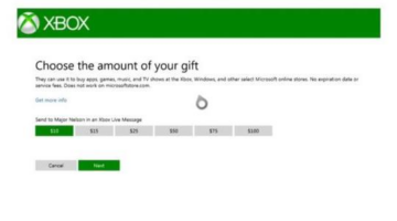 Xbox 360 Preview Members Can Send Digital Gifts Now