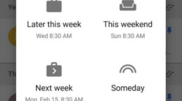 Inbox for Gmail’s snooze feature just got even more useful for lazy people