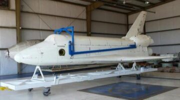 NASA’s quarter-scale space shuttle model lands in Georgia for display