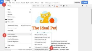 How to Make eBooks with Google Docs