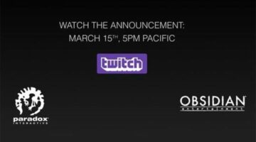 Paradox and Obsidian to announce something on March 15