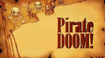 Pirate Doom, a nice combination of Monkey Island, Outlaws and Doom