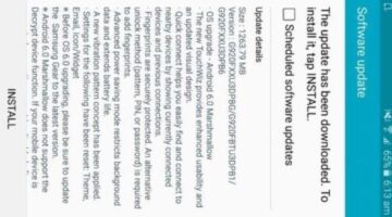 Galaxy S6 Marshmallow UK update lands