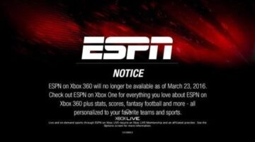 ESPN Shuts Doors on Xbox 360’s ESPN App Immediately