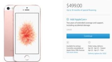 iPhone SE demand outstripping supply