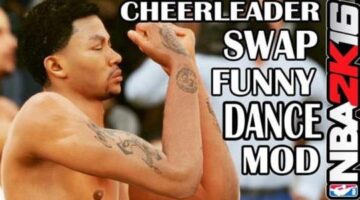NBA 2k16: NBA Players Become Dancers in Cheerleader Mod