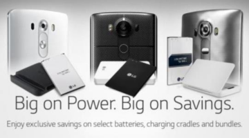LG Is Selling Batteries And Cradles For The LG V10, G4, G3, And Lucid 2 Priced As Low As $10 Each