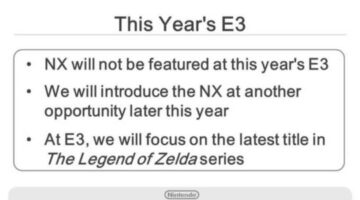 Nintendo Reiterates No NX at E3; Teases Zelda Surprise for Future
