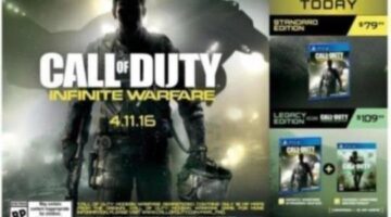 Call of Duty: Infinite Warfare poster leaked, Modern Warfare remaster on PS4 an exclusive?