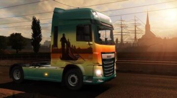 Euro Truck Simulator 2: unique Italian Paintjob DLC departing