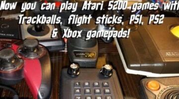 Get new trackballs and controllers (Genesis, Playstation, & Xbox) working on an Atari 5200