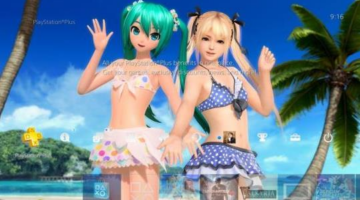 PS4 and PS Vita Get Free Dead or Alive Xtreme 3 x Hatsune Miku: Project DIVA X Themes