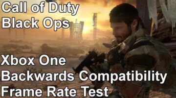 Call of Duty Black Ops Xbox 360 vs Xbox One Backwards Compatibility Frame Rate Test