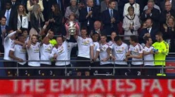 FA Cup final: Manchester United lift trophy at Wembley