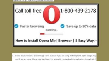 5 Ways to Install Opera Mini Browser on Your PC call 1-800-439-2178 toll free