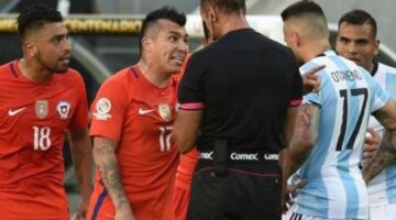Gary Medel gives a one-fingered salute to ‘classless’ Argentina