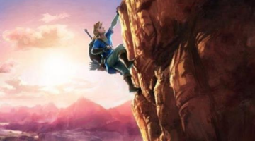 Leaked Zelda artwork shows Link rock climbing in Hyrule