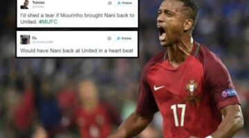 Man Utd fans urge Mourinho to re-sign Nani after impressive Portugal display