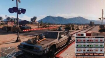 Here is a ‘Back to the Future’ mod for GTA V that actually allows you to time travel