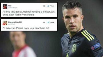 Arsenal fans urge Wenger to re-sign RVP as Fenerbahce put him up for sale