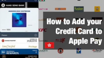 How to Add your Credit Card to Apple Pay