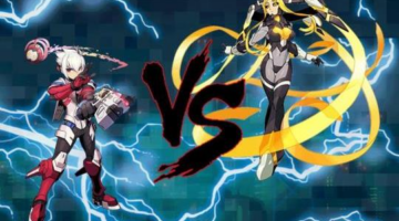 Azure Striker Gunvolt 2 – Copen VS Desna, The Starstruck Beauty Bossfight Footage