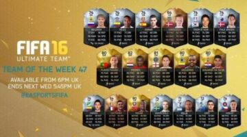 FIFA 16 Ultimate Team of the Week 47 – TOTW August 3rd