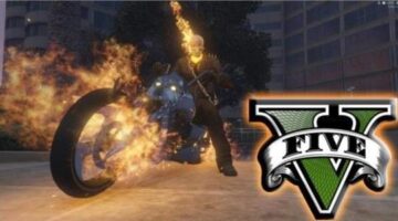 This mod brings Ghost Rider – with his motorcycle and his powers – to Grand Theft Auto V
