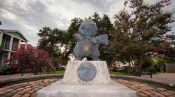 Pikachu Statue Mysteriously Appears Overnight in New Orleans Park