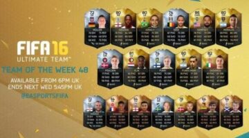 FIFA 16 Ultimate Team of the Week 48 – TOTW August 10th