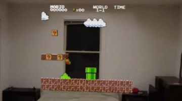 Running NES games through a Microsoft HoloLens
