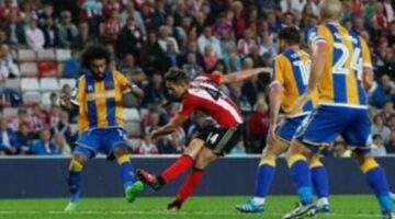 Adnan Januzaj’s late goal earns Sunderland victory over Shrewsbury