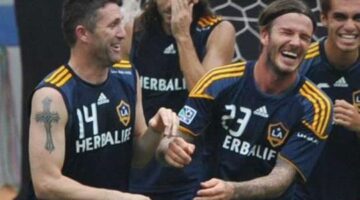 David Beckham pays tribute to Robbie Keane