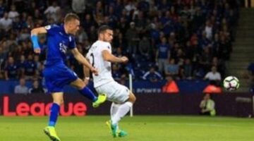 Leicester survive late scare against Swansea to secure first win of season