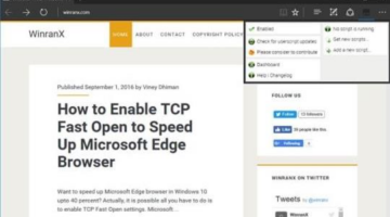 Download TemperMonkey Extension for Microsoft Edge Browser