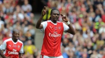 Nwankwo Kanu scores hat-trick in Arsenal legends win over AC Milan