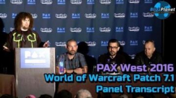 2016 PAX West – World of Warcraft: Legion Panel Transcript