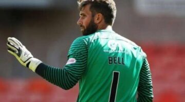 Dundee United goalkeeper Cammy Bell saves Three penalties