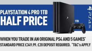 PS4 Pro trade-in program revealed at GAME