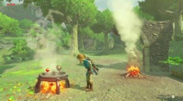 Link Shows off His Cooking Skills in Breath of the Wild