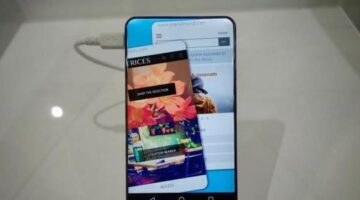 Sharp made this ultra-hot phone display with actual curved corners