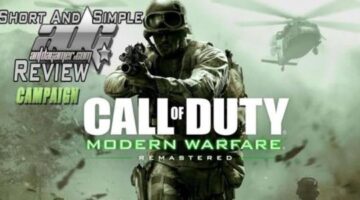 Call Of Duty: Modern Warfare Remastered – Campaign ADG Short And Simple Review