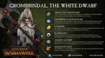 New Dwarf legendary lord in Total War:Warhammer
