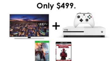 You Can Grab a 40″ Samsung 4K TV + Xbox One S 1TB w/ Game/4K Movie + Controller for Only $499