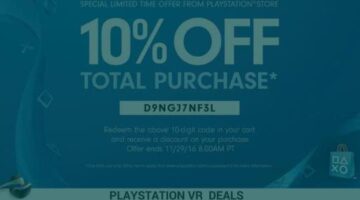 2016 PlayStation VR Black Friday & Cyber Monday Flash Sales